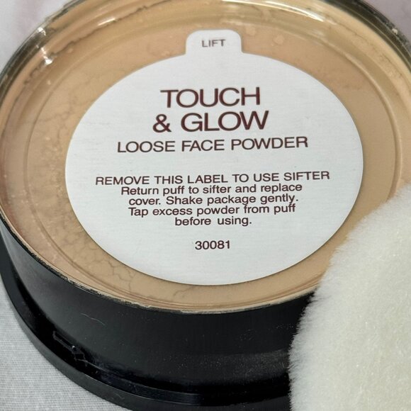 Vintage Revlon Touch & Glow Loose Face Powder Translucent No.1 Light - Med - Picture 7 of 7